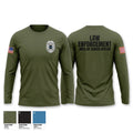 AREA 30 CAREER CENTER LAW ENFORCEMENT Long Sleeve Performance Shirt - 1