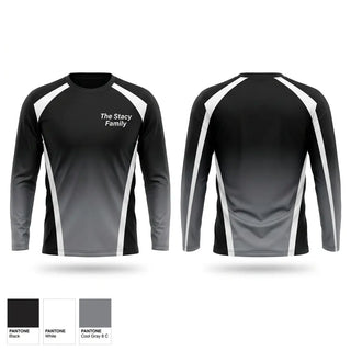 Long Sleeve Performance Shirt, The Stacy Family, E-Sports, Teamtime, Team time, sublimation, custom sports apparel, team uniforms, spirit wear, spiritwear, sports uniforms, custom shirts, team store, custom team store, fundraiser sports, apparel fundraiser