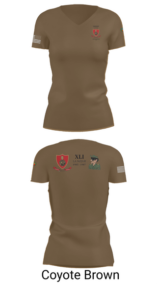 Womens Short Sleeve Vneck Shirt, CMLP41, Army, Teamtime, Team time, sublimation, custom sports apparel, team uniforms, spirit wear, spiritwear, sports uniforms, custom shirts, team store, custom team store, fundraiser sports, apparel fundraiser
