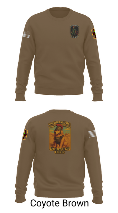 SCC 10th Field Hospital 86139824 Crew Neck Sweatshirt - 5