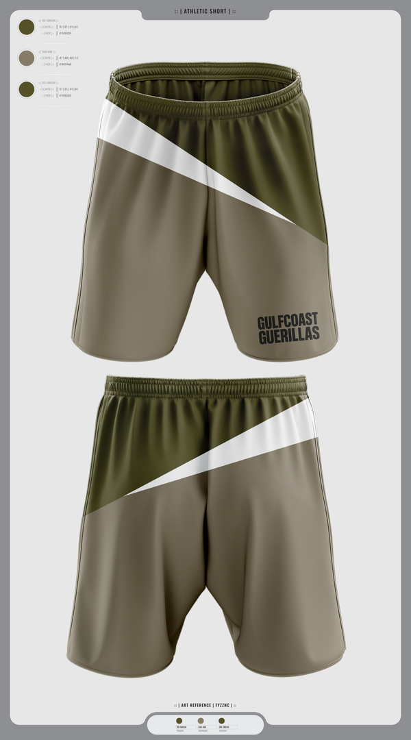 Athletic Shorts With Pockets, Gulfcoast Guerillas, , Teamtime, Team time, sublimation, custom sports apparel, team uniforms, spirit wear, spiritwear, sports uniforms, custom shirts, team store, custom team store, fundraiser sports, apparel fundraiser