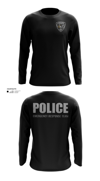 Long Sleeve Performance Shirt, Lansing Emergency Response Team, Police, Teamtime, Team time, sublimation, custom sports apparel, team uniforms, spirit wear, spiritwear, sports uniforms, custom shirts, team store, custom team store, fundraiser sports, apparel fundraiser