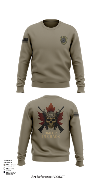 St Albans Police Special Response Team 18297149 Crew Neck Sweatshirt - 1