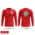 Currie Fire Drpartment Long Sleeve Performance Shirt - 1