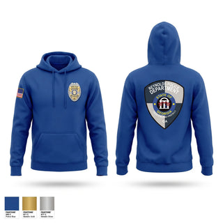 Hoodie, Reynolds Police Department, Police, Teamtime, Team time, sublimation, custom sports apparel, team uniforms, spirit wear, spiritwear, sports uniforms, custom shirts, team store, custom team store, fundraiser sports, apparel fundraiser