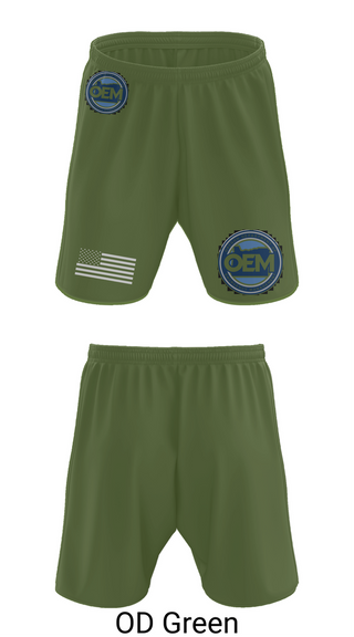 Athletic Shorts With Pockets, Oregon Emergency Management, Police, Teamtime, Team time, sublimation, custom sports apparel, team uniforms, spirit wear, spiritwear, sports uniforms, custom shirts, team store, custom team store, fundraiser sports, apparel fundraiser