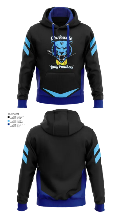 Clarksville Lady Panters 58044554 Hoodie - 21