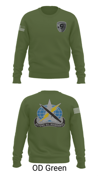 Crew Neck Sweatshirt, 743rd MI BN, , Teamtime, Team time, sublimation, custom sports apparel, team uniforms, spirit wear, spiritwear, sports uniforms, custom shirts, team store, custom team store, fundraiser sports, apparel fundraiser