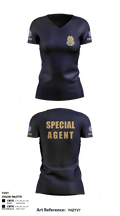 BIA POLICE 11444917 Women's Short Sleeve V-neck Shirt - 7