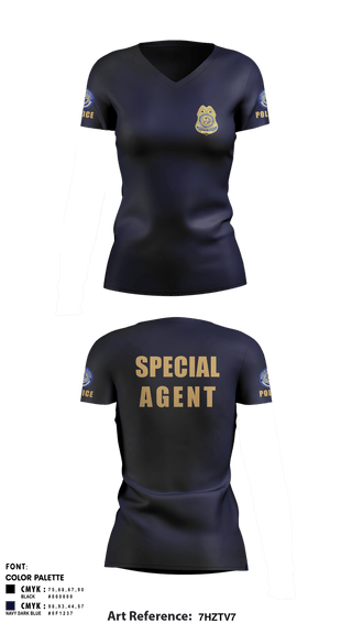Womens Short Sleeve Vneck Shirt, BIA POLICE, Police, Teamtime, Team time, sublimation, custom sports apparel, team uniforms, spirit wear, spiritwear, sports uniforms, custom shirts, team store, custom team store, fundraiser sports, apparel fundraiser