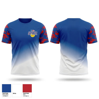 Soft Poly Tee Cotton Like Feel, Spirit, Softball, Teamtime, Team time, sublimation, custom sports apparel, team uniforms, spirit wear, spiritwear, sports uniforms, custom shirts, team store, custom team store, fundraiser sports, apparel fundraiser