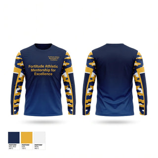 Long Sleeve Performance Shirt, Fortitude Athletic Mentorship for Excellence, Softball, Teamtime, Team time, sublimation, custom sports apparel, team uniforms, spirit wear, spiritwear, sports uniforms, custom shirts, team store, custom team store, fundraiser sports, apparel fundraiser