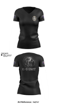 Farmersville PD 79082550 Women's Short Sleeve V-neck Shirt - 103