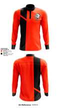 Valley High School Track & Field 8529586 Quarter Zip Jacket - 1