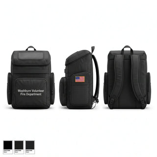Gear Bag, Washburn Volunteer Fire Department, Fire Department, Teamtime, Team time, sublimation, custom sports apparel, team uniforms, spirit wear, spiritwear, sports uniforms, custom shirts, team store, custom team store, fundraiser sports, apparel fundraiser