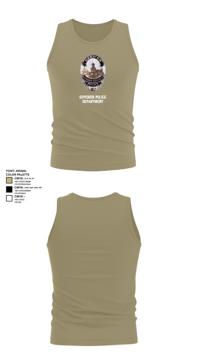 Superior Police Department 92849766 Tank Top - 94