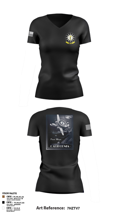 SUNKINGS 4465091 Women's Short Sleeve V-neck Shirt - 3