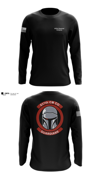 Long Sleeve Performance Shirt, 637th Chemical Company, National Guard, Teamtime, Team time, sublimation, custom sports apparel, team uniforms, spirit wear, spiritwear, sports uniforms, custom shirts, team store, custom team store, fundraiser sports, apparel fundraiser