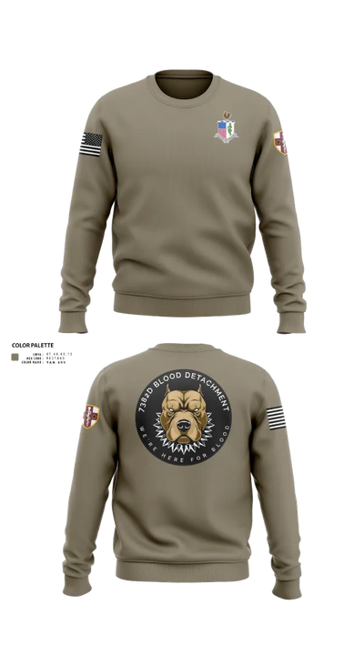 7236 Medical Support Unit 23700208 Crew Neck Sweatshirt - 22