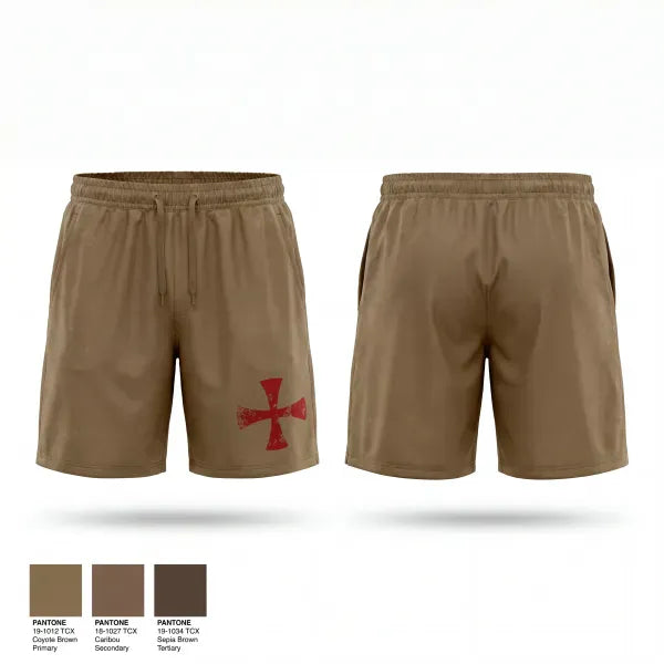 Athletic Shorts With Pockets, Templars, Army, Teamtime, Team time, sublimation, custom sports apparel, team uniforms, spirit wear, spiritwear, sports uniforms, custom shirts, team store, custom team store, fundraiser sports, apparel fundraiser