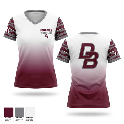 Ironmen Women's Short Sleeve V-neck Shirt - 1