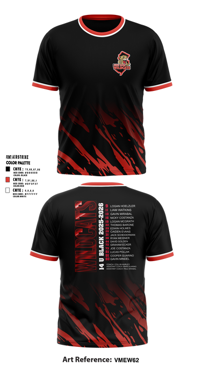 Wildcats Short Sleeve Performance Shirt - 10