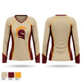 West Tampa Spartans 63438119 Women's Long Sleeve V-neck Shirt - 1