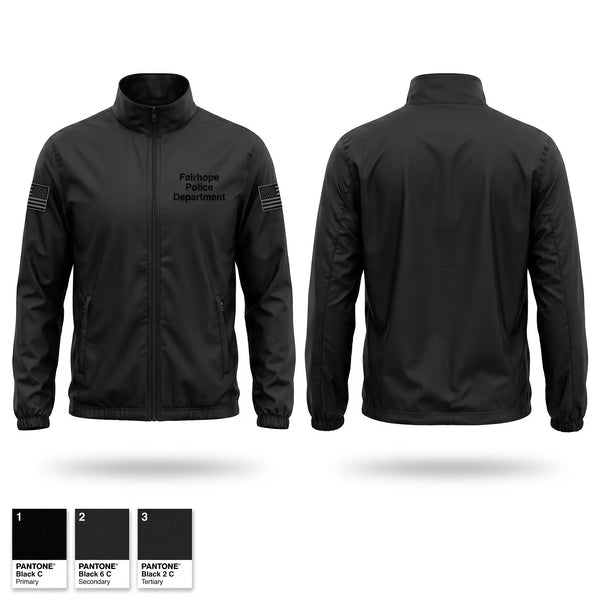 Windbreaker, Fairhope Police Department, Police, Teamtime, Team time, sublimation, custom sports apparel, team uniforms, spirit wear, spiritwear, sports uniforms, custom shirts, team store, custom team store, fundraiser sports, apparel fundraiser