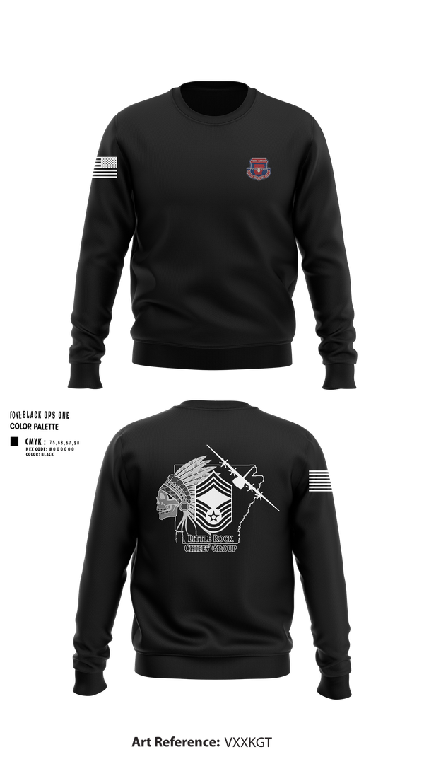 Crew Neck Sweatshirt, LRAFB Chiefs Group, , Teamtime, Team time, sublimation, custom sports apparel, team uniforms, spirit wear, spiritwear, sports uniforms, custom shirts, team store, custom team store, fundraiser sports, apparel fundraiser