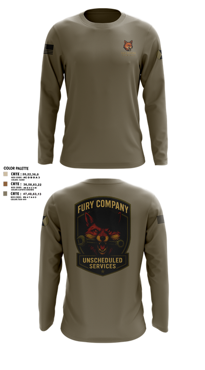 Unscheduled Service 19126504 Long Sleeve Performance Shirt 3