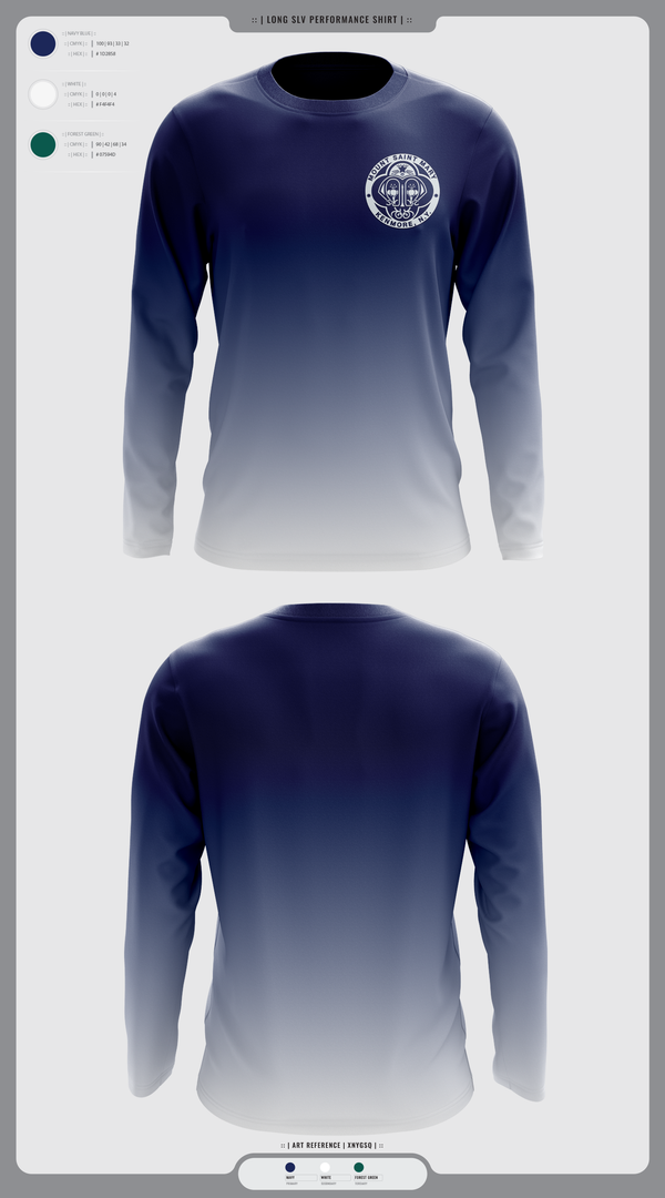 Long Sleeve Performance Shirt, Mount St Mary Academy Dance, Spirit Store, Teamtime, Team time, sublimation, custom sports apparel, team uniforms, spirit wear, spiritwear, sports uniforms, custom shirts, team store, custom team store, fundraiser sports, apparel fundraiser