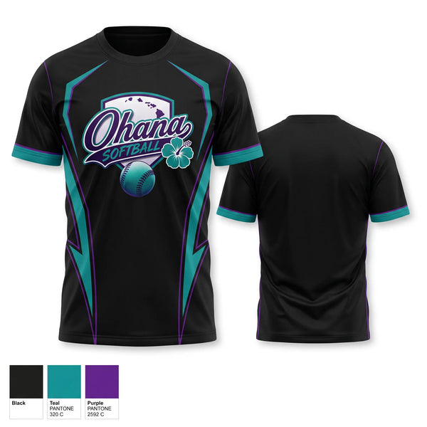 Football Jersey, Ohana, Softball, Teamtime, Team time, sublimation, custom sports apparel, team uniforms, spirit wear, spiritwear, sports uniforms, custom shirts, team store, custom team store, fundraiser sports, apparel fundraiser