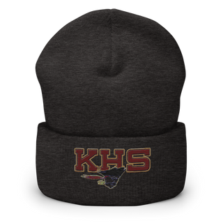 Kingston High School Cheer 38639250 Cuffed Beanie | Yupoong 1501KC