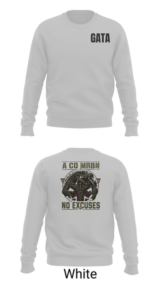 Crew Neck Sweatshirt, MRBN -A Co, Army, Teamtime, Team time, sublimation, custom sports apparel, team uniforms, spirit wear, spiritwear, sports uniforms, custom shirts, team store, custom team store, fundraiser sports, apparel fundraiser