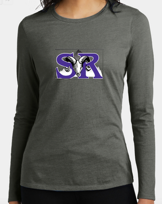 Shadow Ridge Middle School 74771306 Ladies Perfect Blend CVC LS Shirt - 1