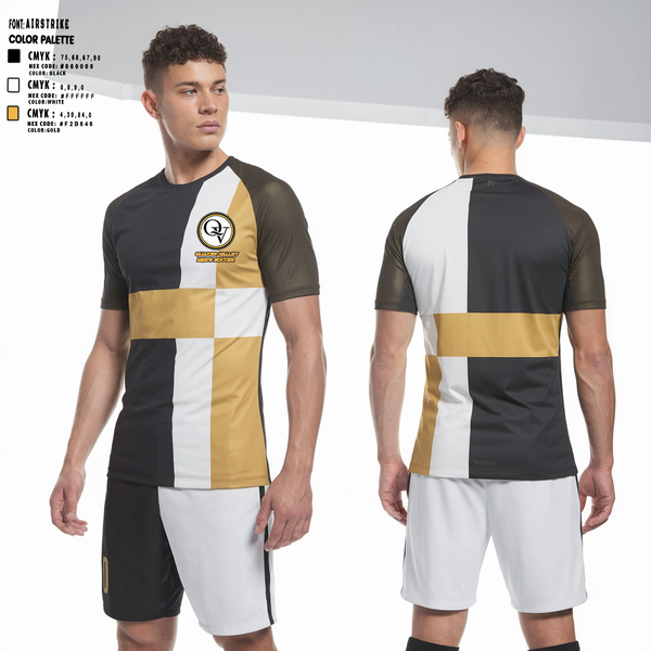 Short Sleeve Performance Shirt, Quaker Valley Middle School Soccer, Men's Soccer, Teamtime, Team time, sublimation, custom sports apparel, team uniforms, spirit wear, spiritwear, sports uniforms, custom shirts, team store, custom team store, fundraiser sports, apparel fundraiser