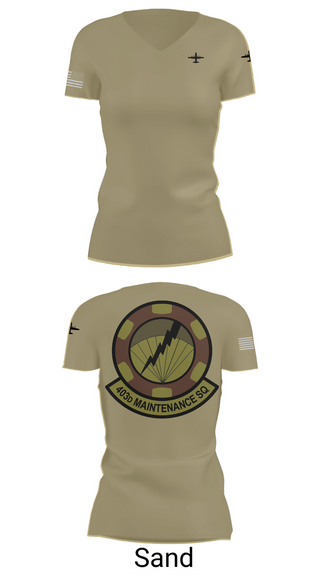 Womens Short Sleeve Vneck Shirt, 403 Maintenance Sqd, Air Force, Teamtime, Team time, sublimation, custom sports apparel, team uniforms, spirit wear, spiritwear, sports uniforms, custom shirts, team store, custom team store, fundraiser sports, apparel fundraiser
