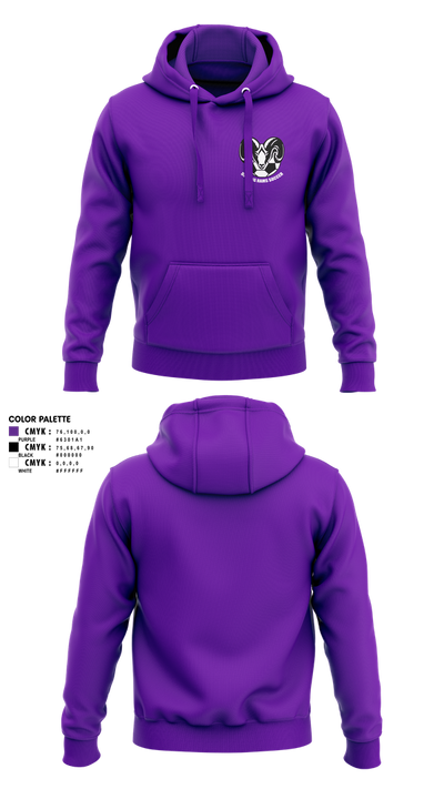 Deering Rams Soccer 79639687 Hoodie - 3