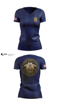 Federal Reserve Law Enforcement Unit Women's Short Sleeve V-neck Shirt - 2