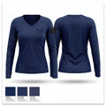 Glen Rock Volunteer Ambulance Corps 8626295 Women's Long Sleeve V-neck Shirt - 1