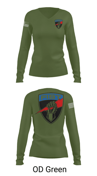 Womens Long Sleeve Vneck Shirt, Det 4, , Teamtime, Team time, sublimation, custom sports apparel, team uniforms, spirit wear, spiritwear, sports uniforms, custom shirts, team store, custom team store, fundraiser sports, apparel fundraiser