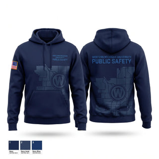 Hoodie, Western Michigan University Public Safety, Police, Teamtime, Team time, sublimation, custom sports apparel, team uniforms, spirit wear, spiritwear, sports uniforms, custom shirts, team store, custom team store, fundraiser sports, apparel fundraiser