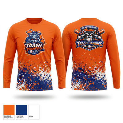 The Mitten State Trash Pandas Long Sleeve Performance Shirt 2