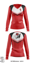 Nc state Wolfpack 89789962 Women's Long Sleeve V-neck Shirt - 1