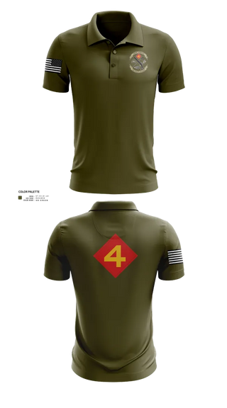 Short Sleeve Performance Polo, 14th Marine regiment 4th Marine corps division, , Teamtime, Team time, sublimation, custom sports apparel, team uniforms, spirit wear, spiritwear, sports uniforms, custom shirts, team store, custom team store, fundraiser sports, apparel fundraiser