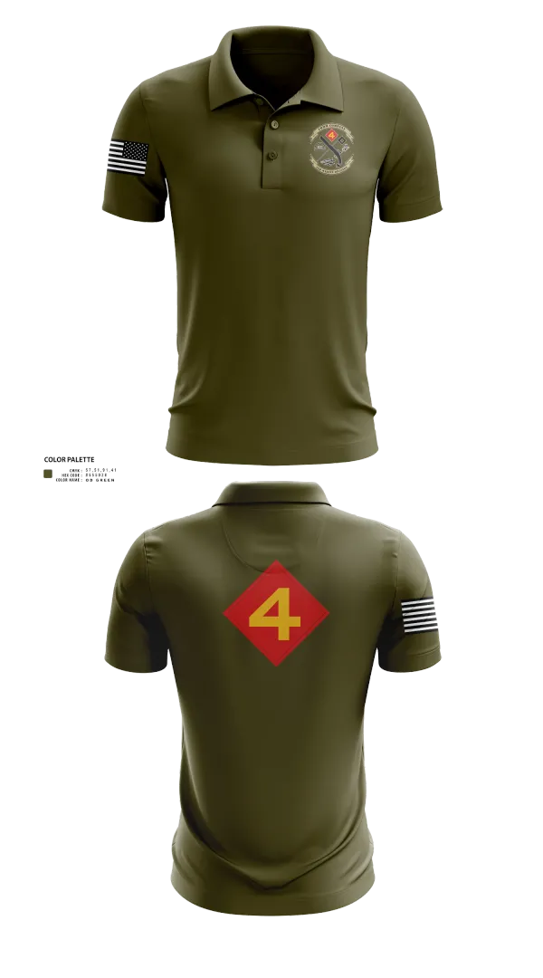 Short Sleeve Performance Polo, 14th Marine regiment 4th Marine corps division, , Teamtime, Team time, sublimation, custom sports apparel, team uniforms, spirit wear, spiritwear, sports uniforms, custom shirts, team store, custom team store, fundraiser sports, apparel fundraiser