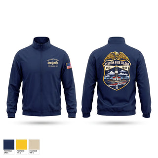 Windbreaker, Station Fire island NY, Coast Guard, Teamtime, Team time, sublimation, custom sports apparel, team uniforms, spirit wear, spiritwear, sports uniforms, custom shirts, team store, custom team store, fundraiser sports, apparel fundraiser