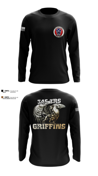 Long Sleeve Performance Shirt, 345th TRS, , Teamtime, Team time, sublimation, custom sports apparel, team uniforms, spirit wear, spiritwear, sports uniforms, custom shirts, team store, custom team store, fundraiser sports, apparel fundraiser