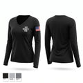 1AD DIVARTY HHB Women's Long Sleeve V-neck Shirt - 1