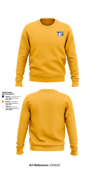 Crew Neck Sweatshirt, Totino-Grace Golf, Golf, Teamtime, Team time, sublimation, custom sports apparel, team uniforms, spirit wear, spiritwear, sports uniforms, custom shirts, team store, custom team store, fundraiser sports, apparel fundraiser